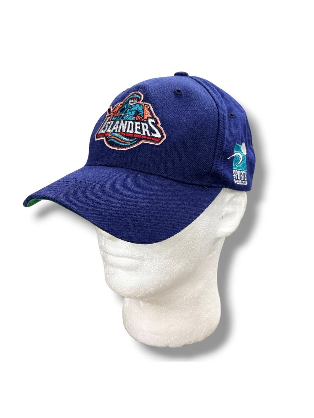 Vintage New York Islanders Fisherman Snapback Hat Sports Specialties NHL Cap